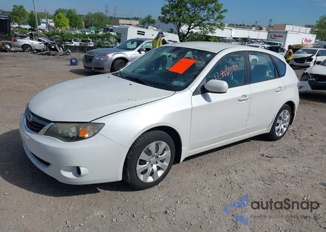 2009 Subaru Impreza 2.5I z USA, uszkodzony, nr VIN JF1GH61689H818402